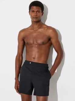 Zwart - Reiss Sun Side Adjuster zwemshort