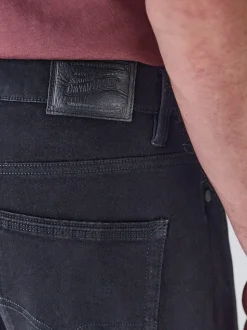 Zwart - Relaxed fit - Motionflex jeans