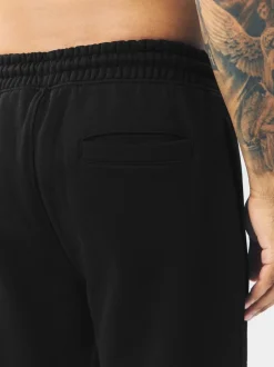 Zwart - Relaxed fit - Slim Fit Brushback Heavyweight Joggers