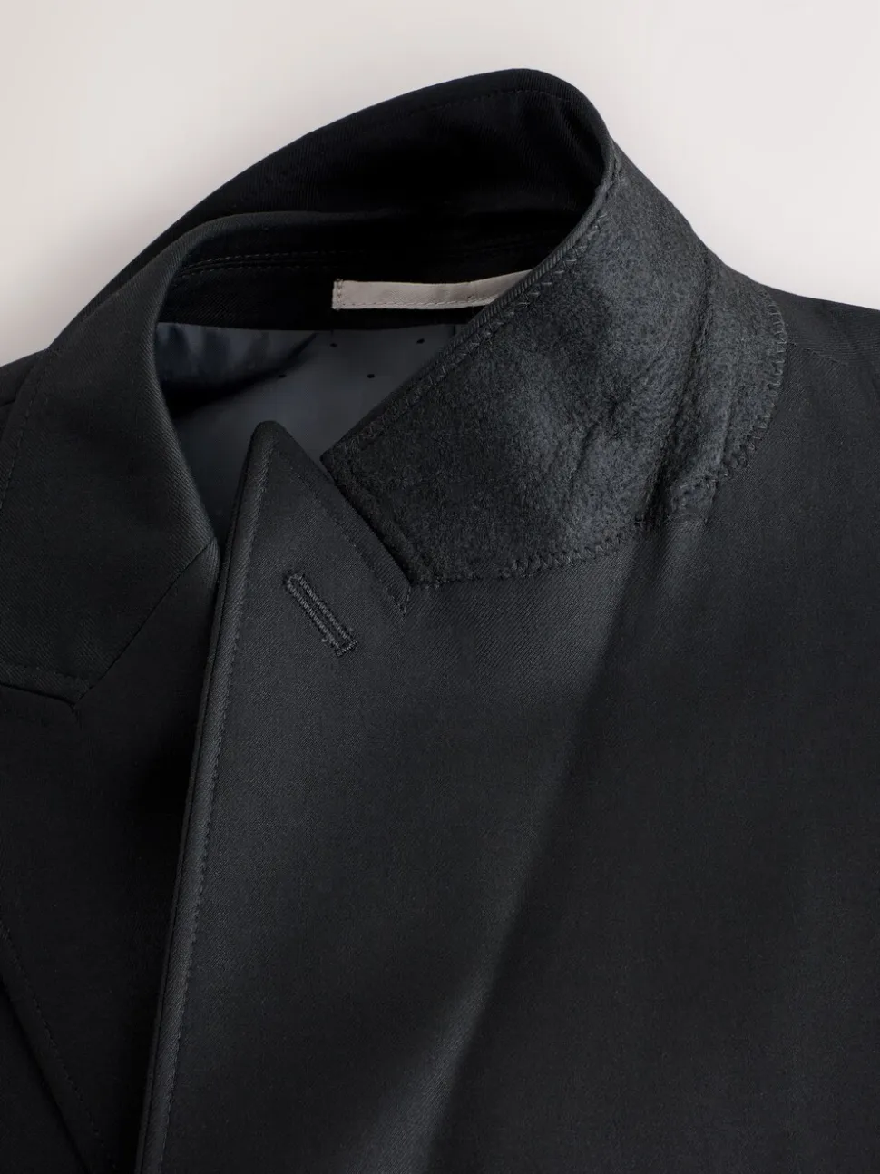 Zwart - Relaxed Fit Double breasted Pak Jack