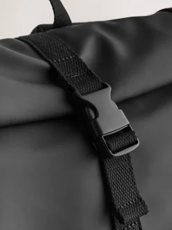 Zwart - Rolltop rugzak