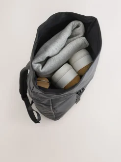 Zwart - Rubberised Backpack