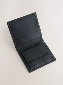 Zwart - Saffiano Leather Swirly N Bifold Wallet
