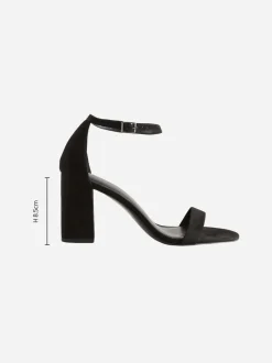 Zwart - Sandalen met blokhak