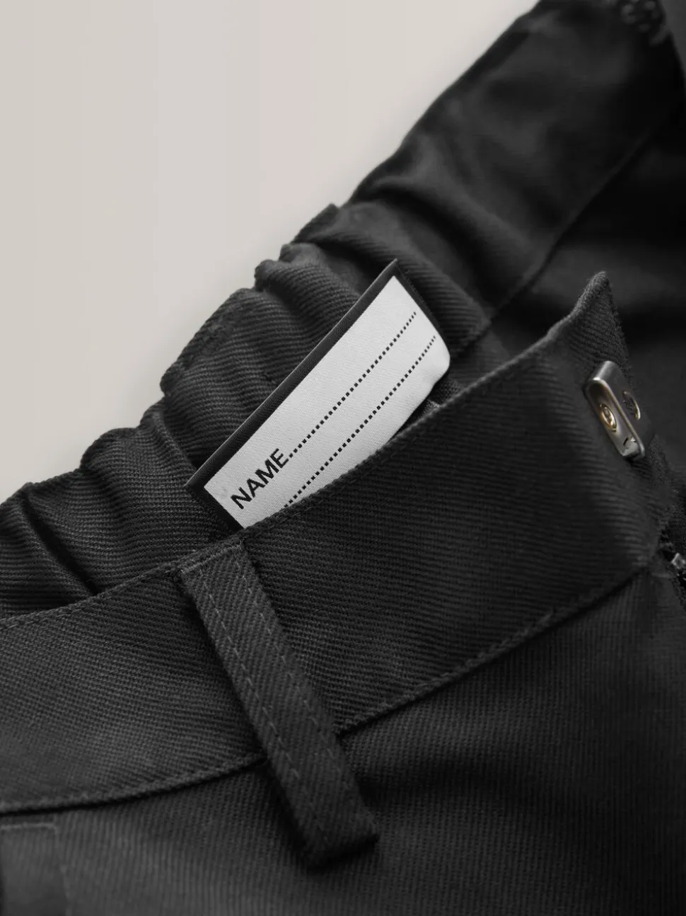 Zwart - Schoolbroek met rechte pijpen (3-17jaar)