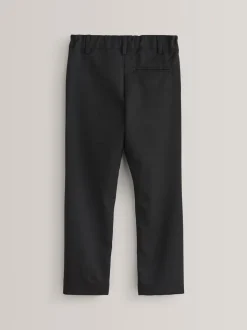 Zwart - Schoolbroek met rechte pijpen (3-17jaar)