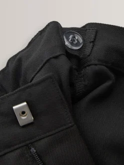 Zwart - Schoolbroek met rechte pijpen (3-17jaar)