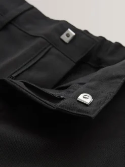 Zwart - Schoolbroek met rechte pijpen (3-17jaar)