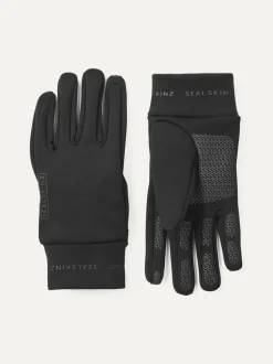 Zwart - SEALSKINZ waterafstotende Nano handschoenen van fleece