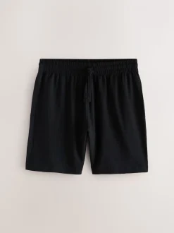 Zwart - Set van 3 jersey pyjamashorts