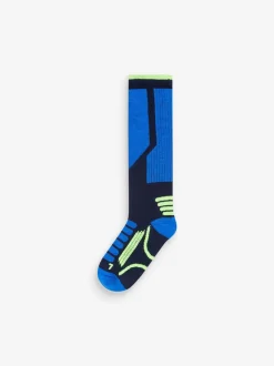 Zwart - Set van 2 paar skisokken