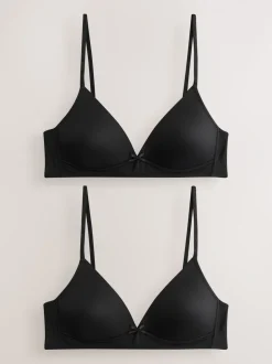 Zwart - Set van 2 sportbeha's