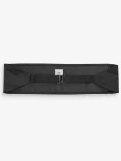 Zwart - Set van cummerbund en vlinderstrik