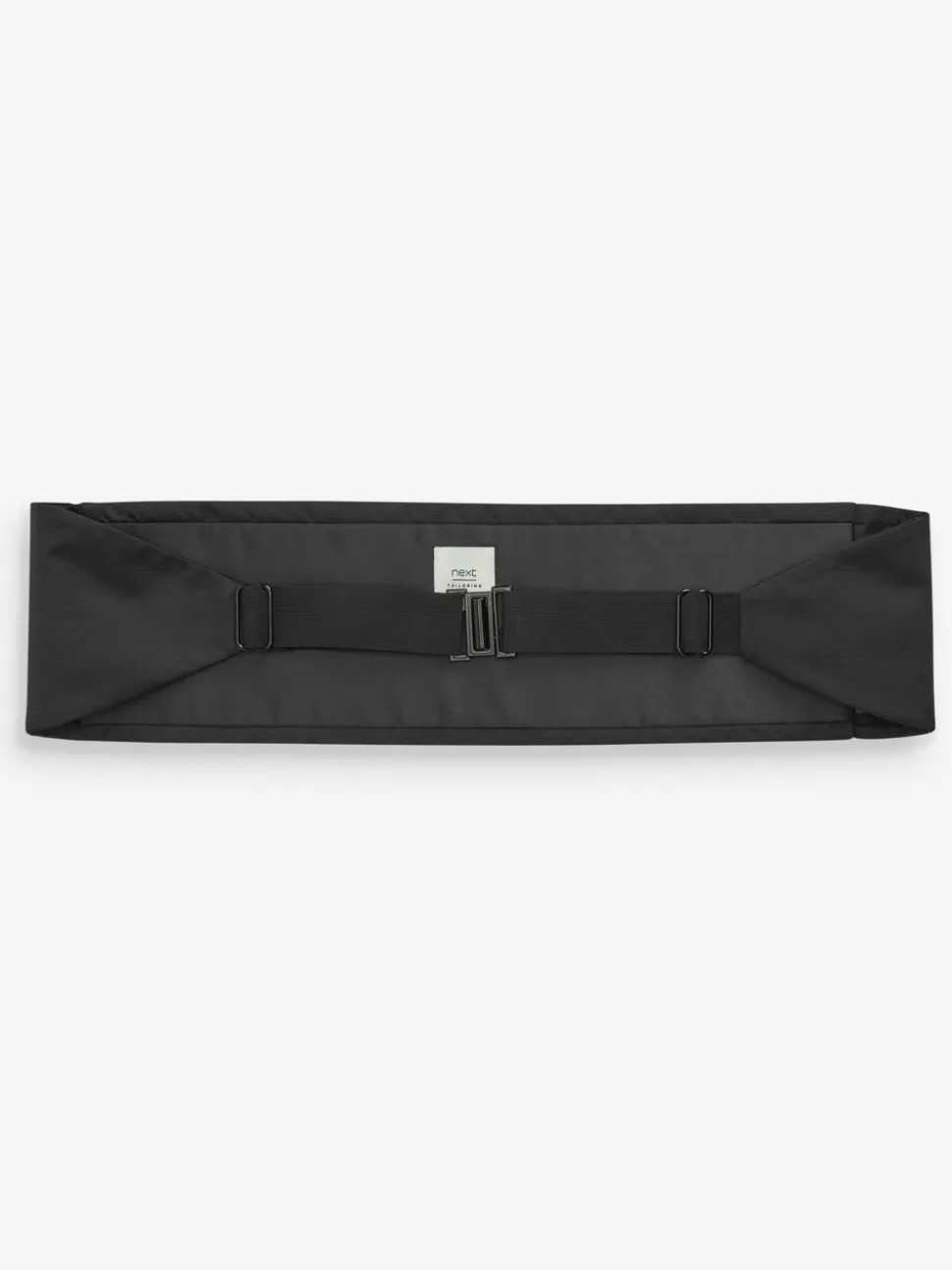 Zwart - Set van cummerbund en vlinderstrik