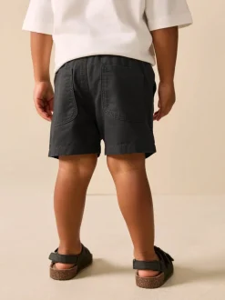 Zwart - Shorts met trekkoord (3mnd-7jr)