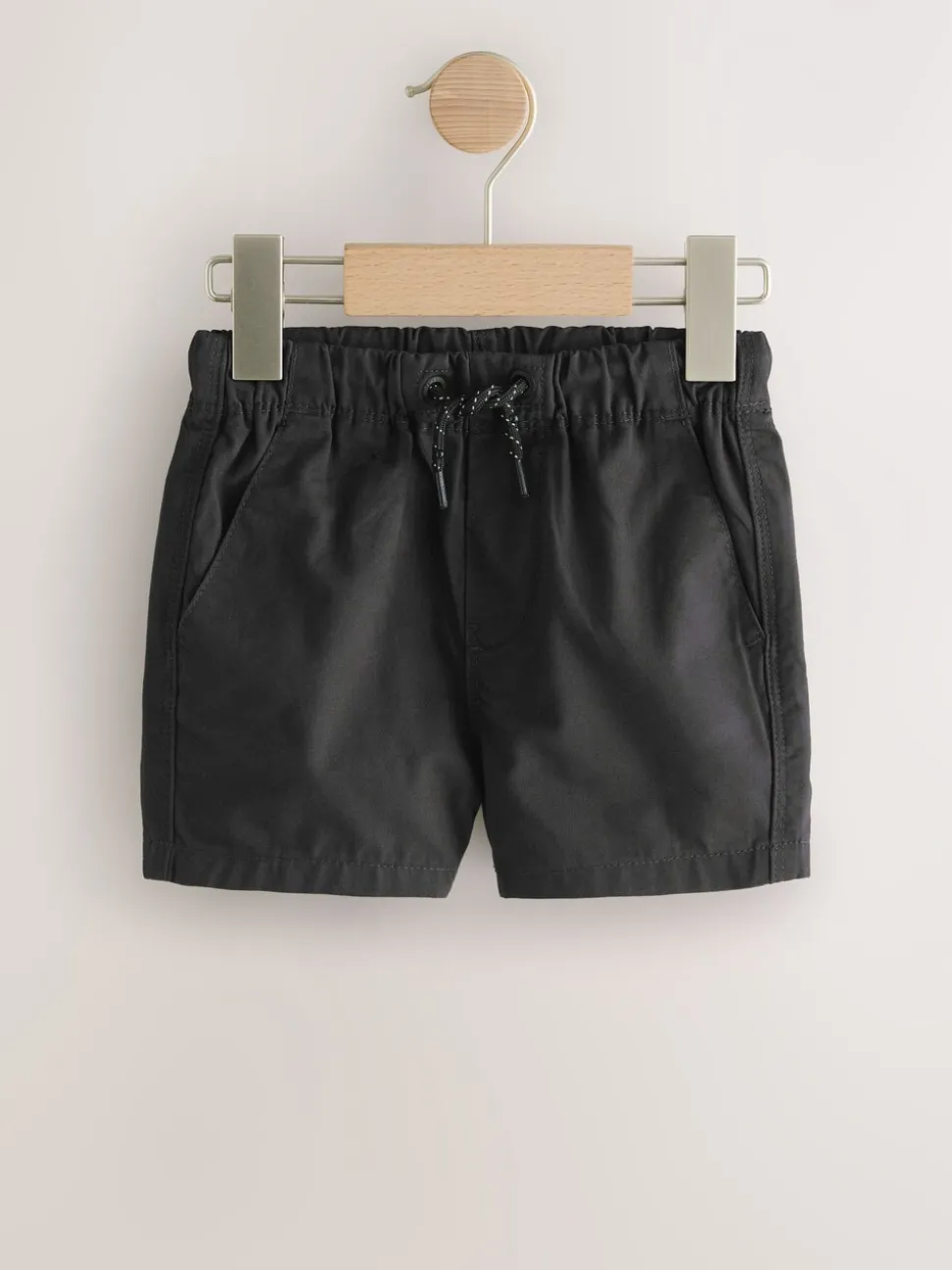 Zwart - Shorts met trekkoord (3mnd-7jr)