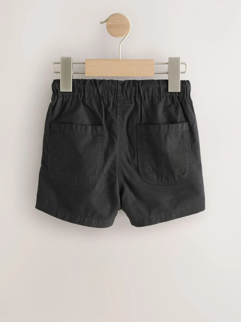 Zwart - Shorts met trekkoord (3mnd-7jr)