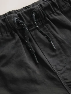 Zwart - Shorts met trekkoord (3mnd-7jr)