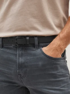 Zwart - Skinny riem