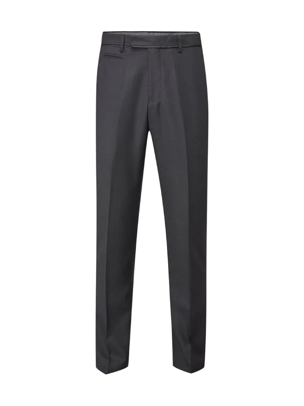 Zwart - Skopes getailleerd Newman-kostuum met ruit: pantalon