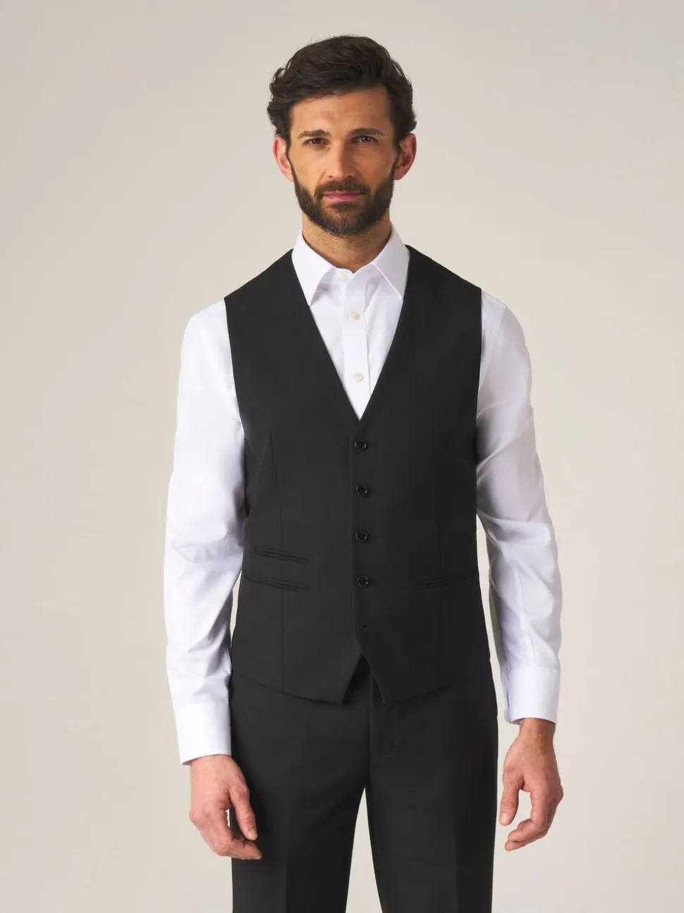 Zwart - Skopes Madrid regular fit gilet