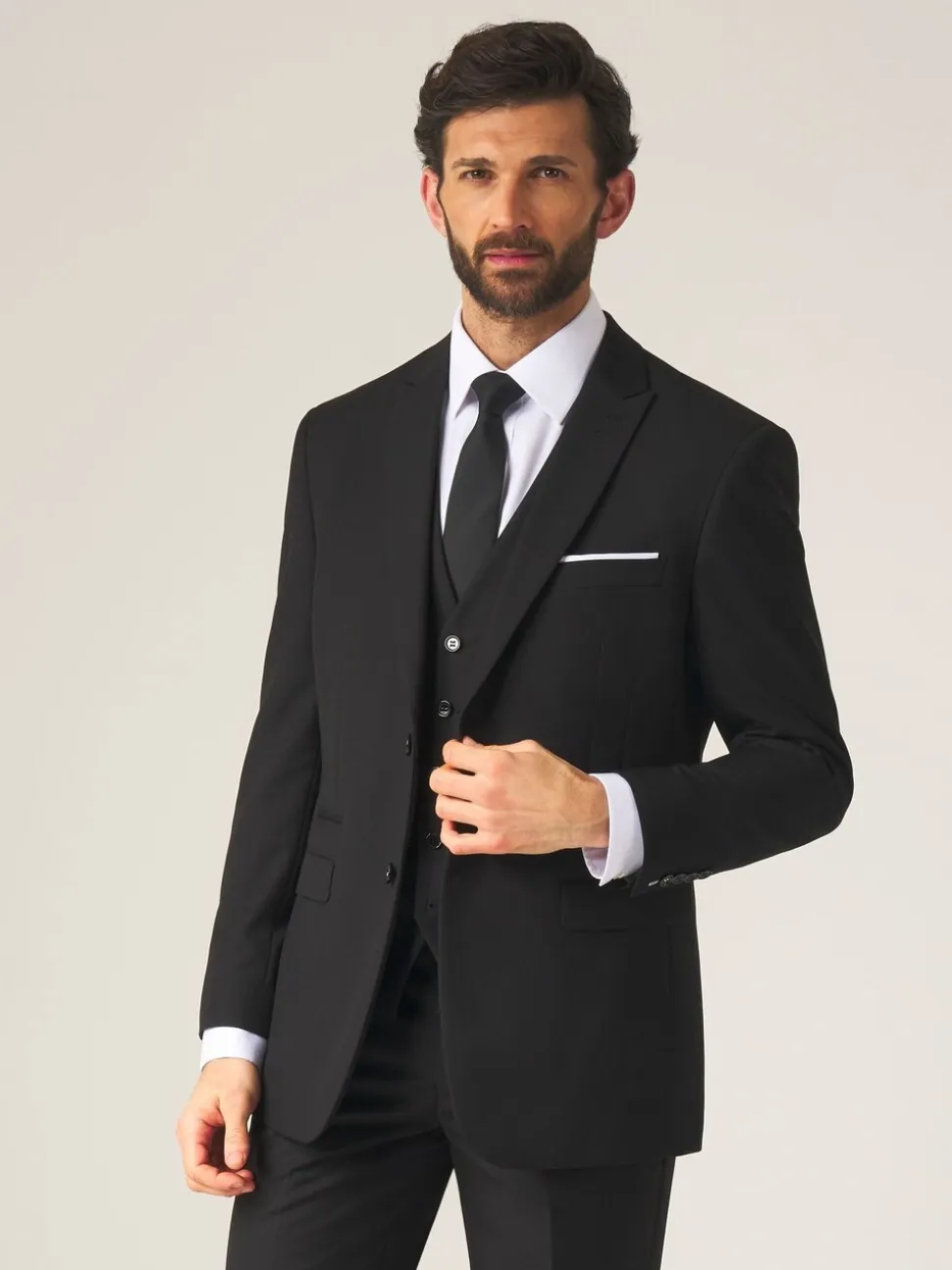 Zwart - Skopes Madrid regular fit gilet