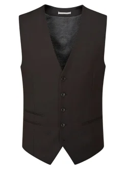 Zwart - Skopes Madrid regular fit gilet