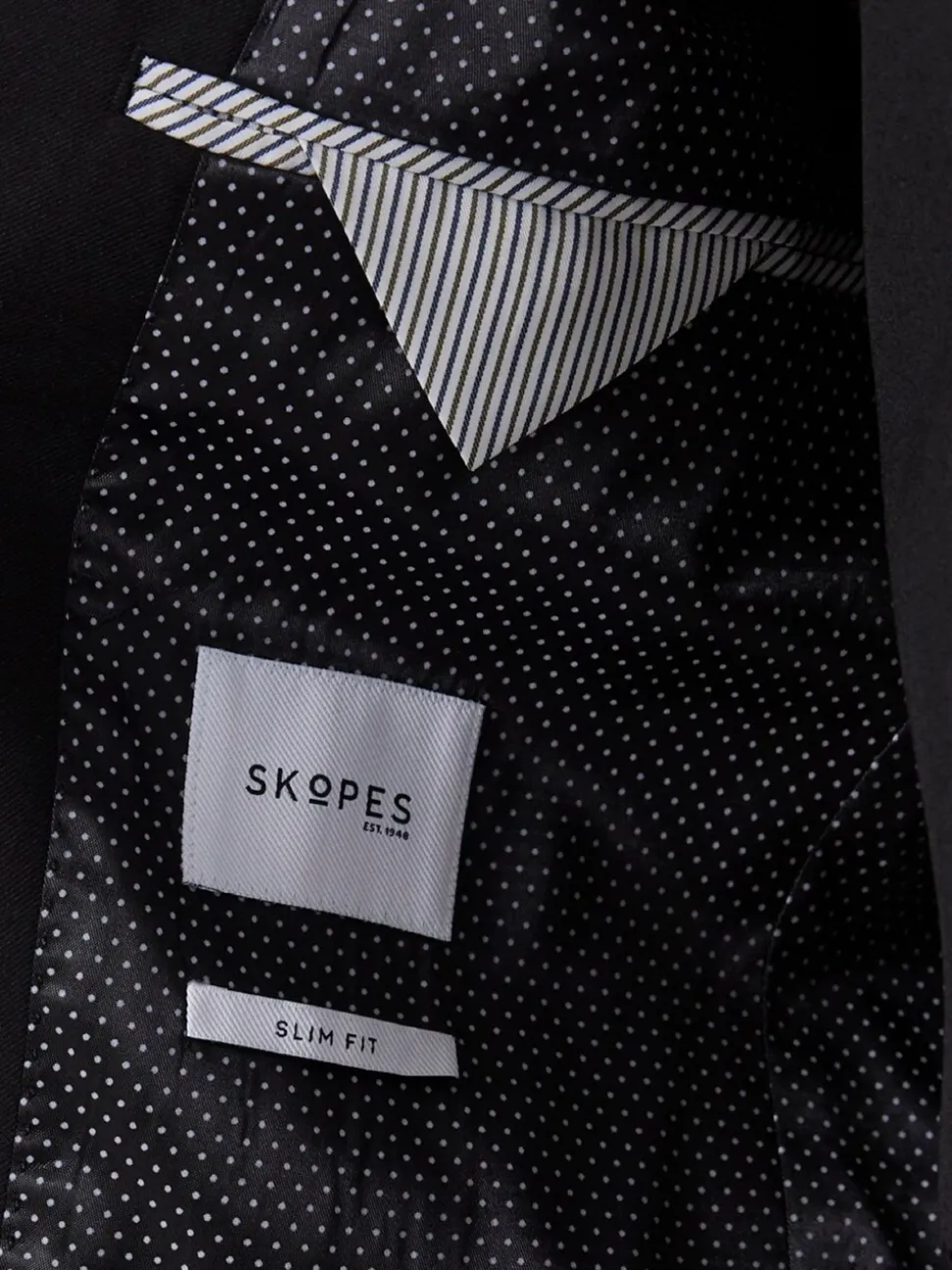 Zwart - Skopes Slim fit Milan Pak Jack
