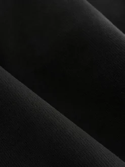 Zwart - Slim Fit - 5 Broek met zakken Soft Touch