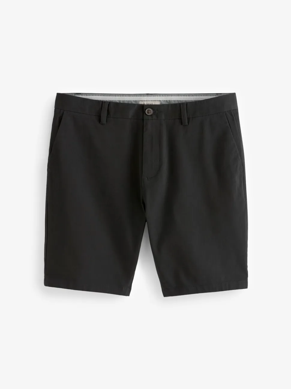 Zwart - Slim Fit - Chinoshort met stretch