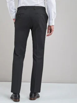 Zwart - Slim Fit - Chique stretchy broek