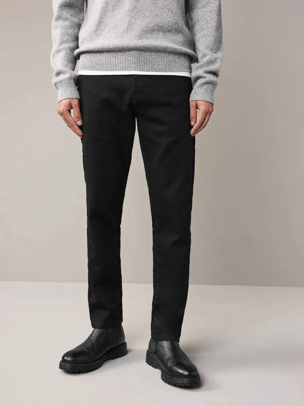 Zwart - Slim Fit - Comfortabele stretchjeans