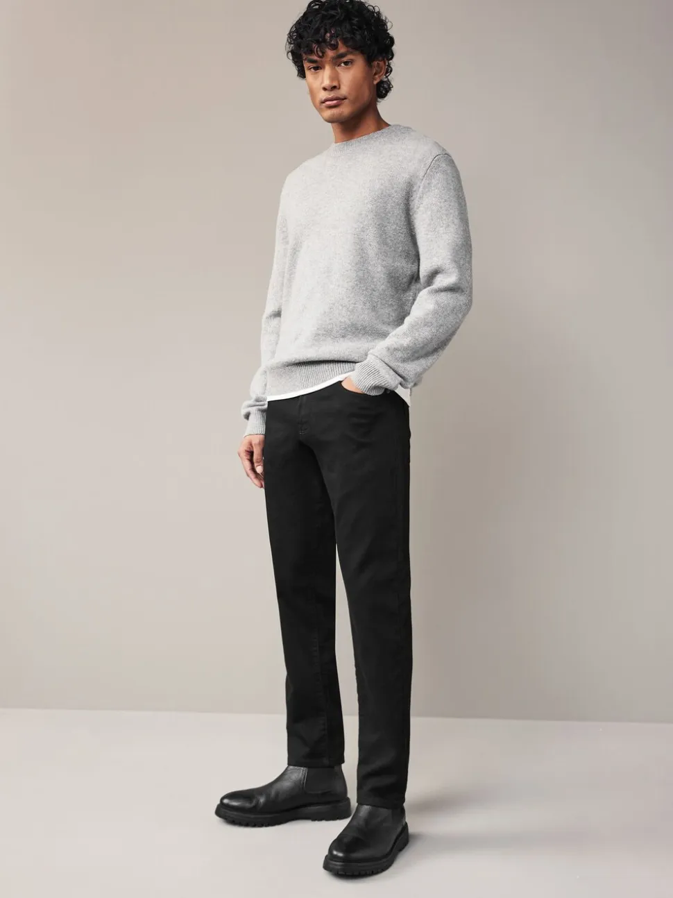 Zwart - Slim Fit - Comfortabele stretchjeans