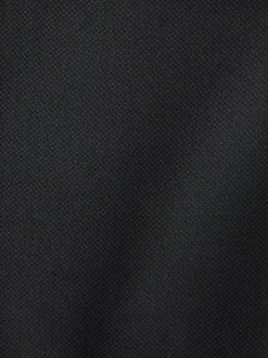 Zwart - Slim Fit - Kostuum met textuur: colbert