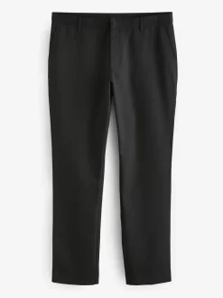 Zwart - Slim Fit - Modieuze broek zonder plooien