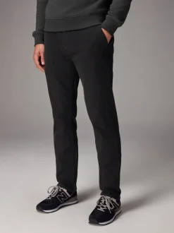 Zwart - Slim Fit - Motionflex chino