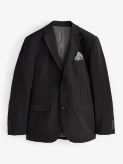 Zwart - Slim Fit - Must-have kostuum: colbert