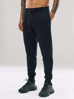 Zwart - Slim Fit - Slim Fit Brushback Heavyweight Joggers