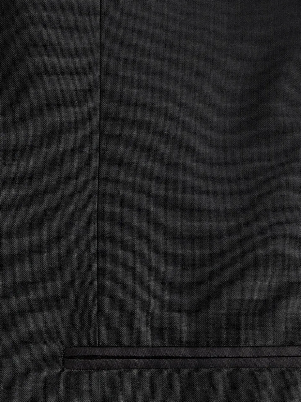Zwart - Slim Fit - Smoking: colbert
