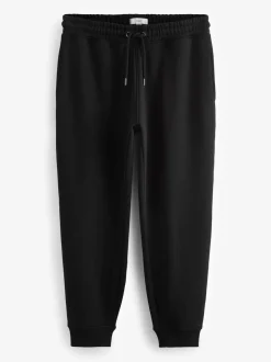 Zwart - Slim Fit Brushback Heavyweight 2 Pack Joggers