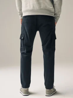 Zwart - Slim Fit Motionflex Strech Cargo Trousers