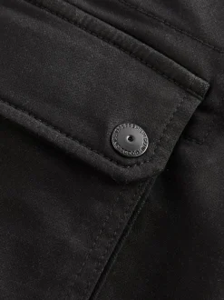 Zwart - Slim Fit Motionflex Strech Cargo Trousers