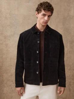 Zwart - Slim Rijk Corduroy Jack
