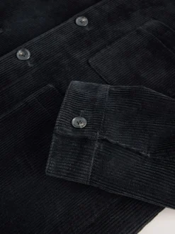 Zwart - Slim Rijk Corduroy Jack