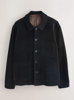Zwart - Slim Rijk Corduroy Jack