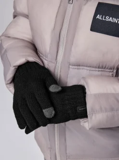 Zwart - smALLSAINTS Logo Beanie and Gloves Set