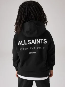 Zwart - smALLSAINTS Oversized Underground Pullover Hoodie