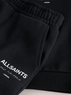 Zwart - smALLSAINTS Underground Oversized Set van Sweatshirt en Joggingbroek voor Jongere Jongens