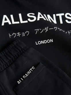 Zwart - smALLSAINTS Underground Oversized Set van Sweatshirt en Joggingbroek voor Jongere Jongens