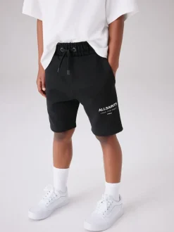 Zwart - smALLSAINTS Underground Sweat 100% Cotton Shorts